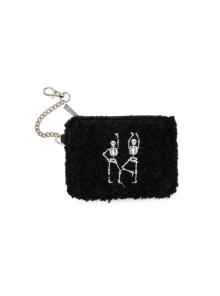 living royal Dancing Skulls Key Chain Pouch