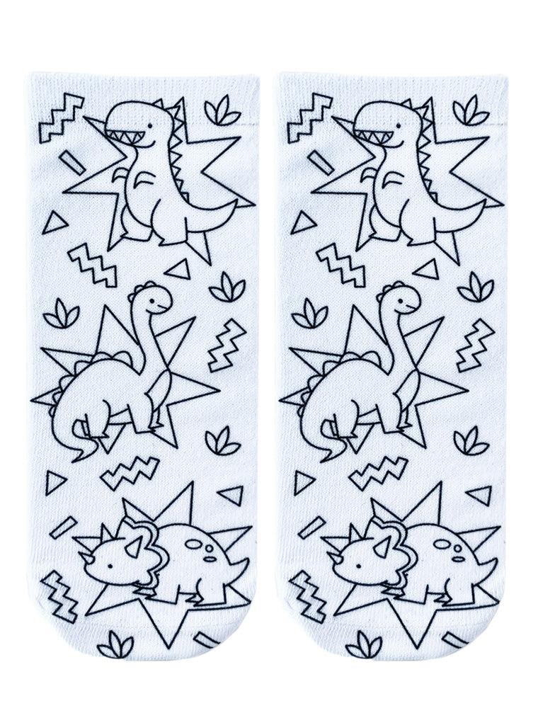 Living Royal Dino Daze Coloring Sock