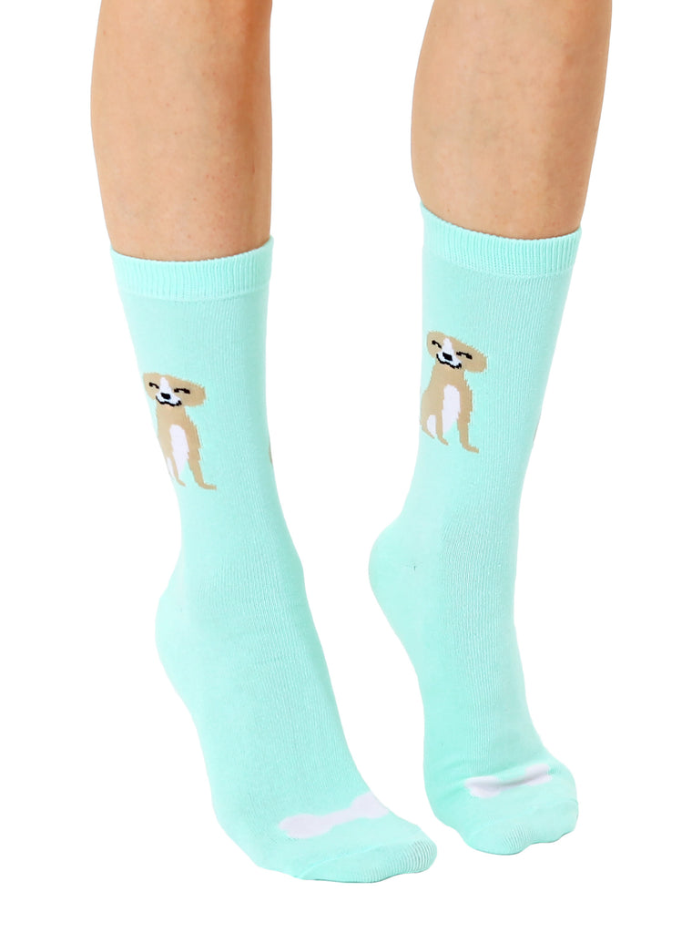 Living Royal Dog 3D Crew Sock