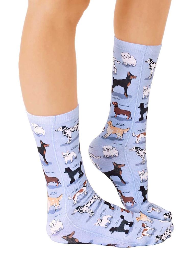 Living Royal Dog Breeds Crew Socks