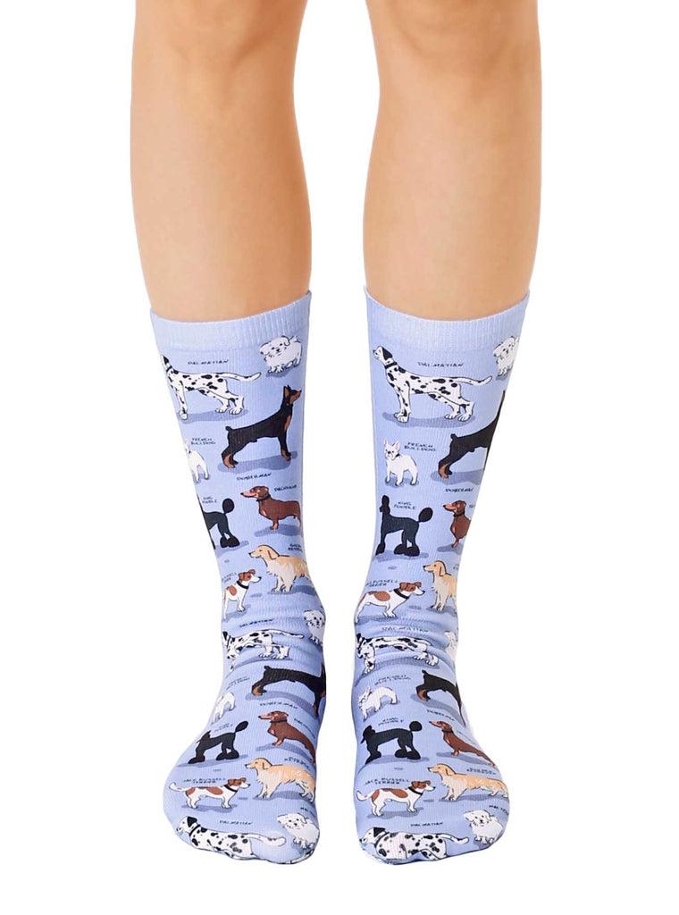 living royal Dog Breeds Crew Socks