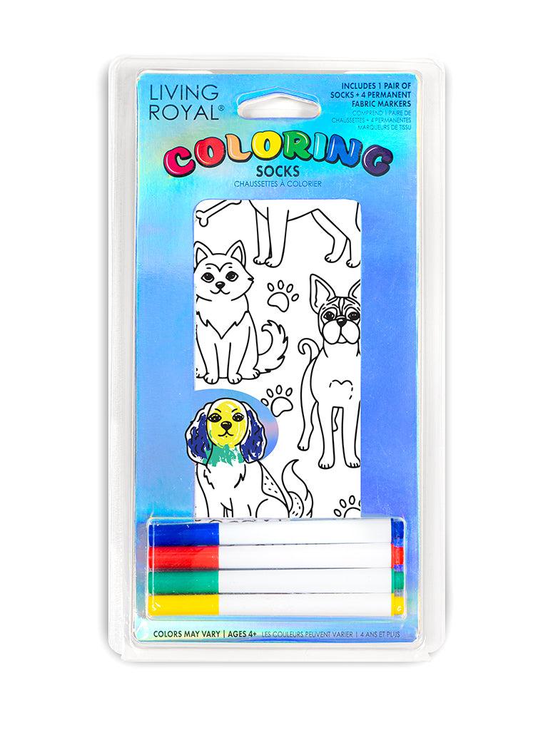 living royal Dog Days Coloring Socks