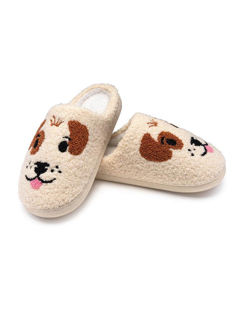 Living Royal Dog Face Slippers
