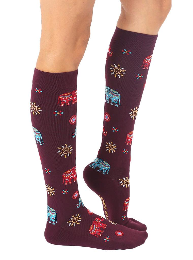 Living Royal Elephant Compression Socks