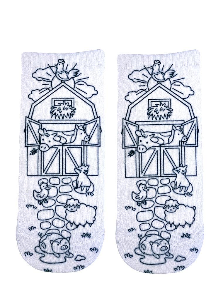 Living Royal Farm Coloring Sock