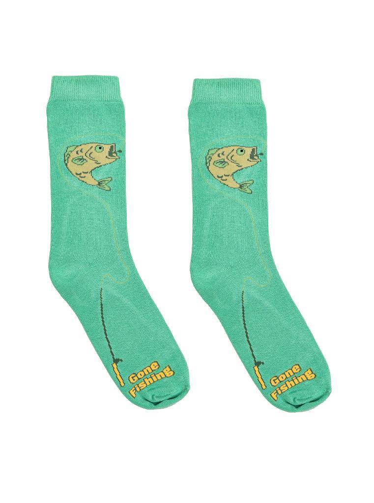 Living Royal Fish 3D Crew Sock