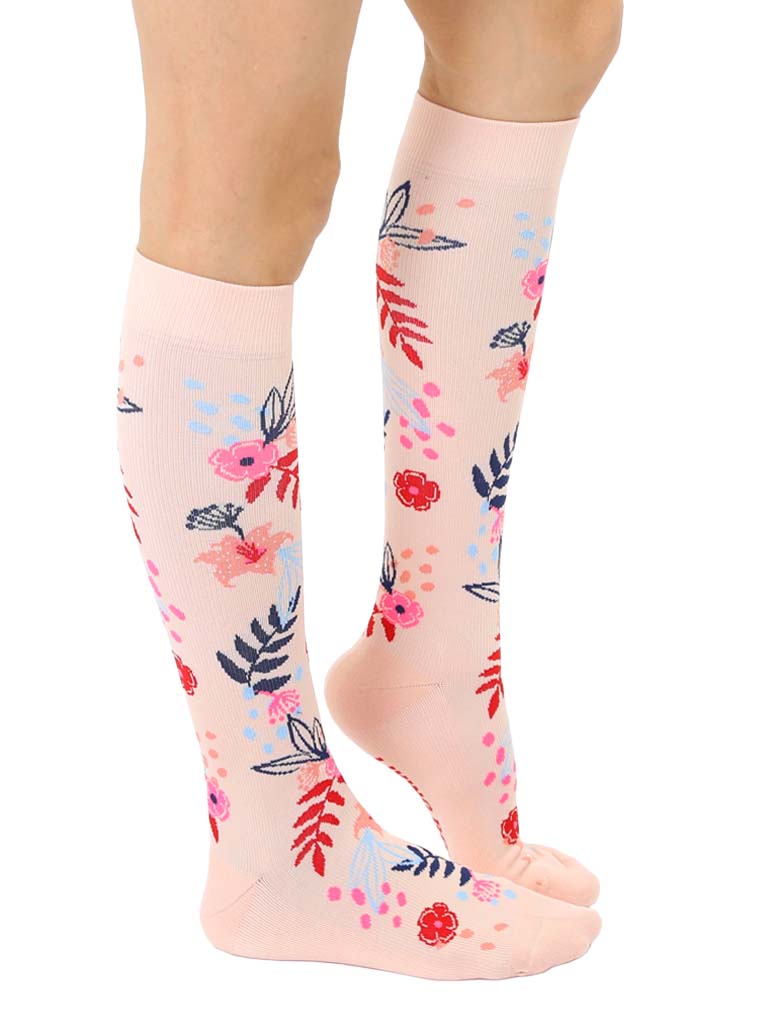 Living Royal Floral Compression Socks