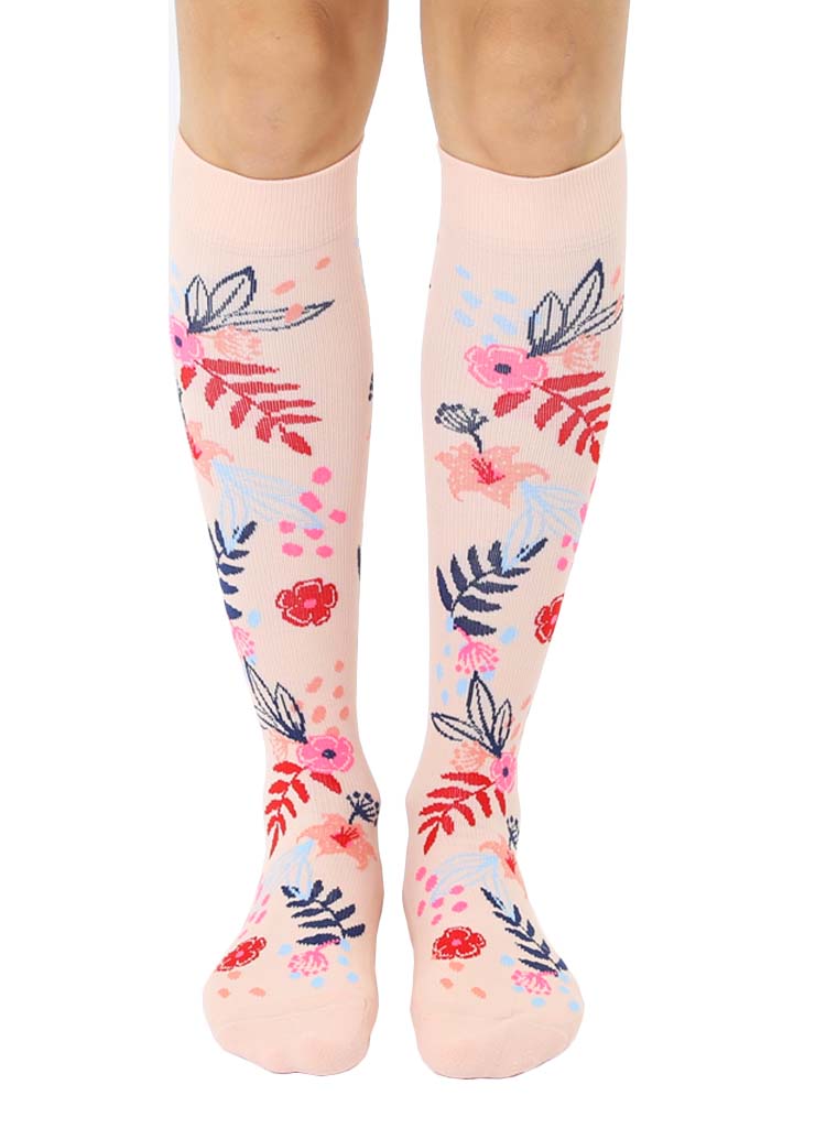 living royal Floral Compression Socks