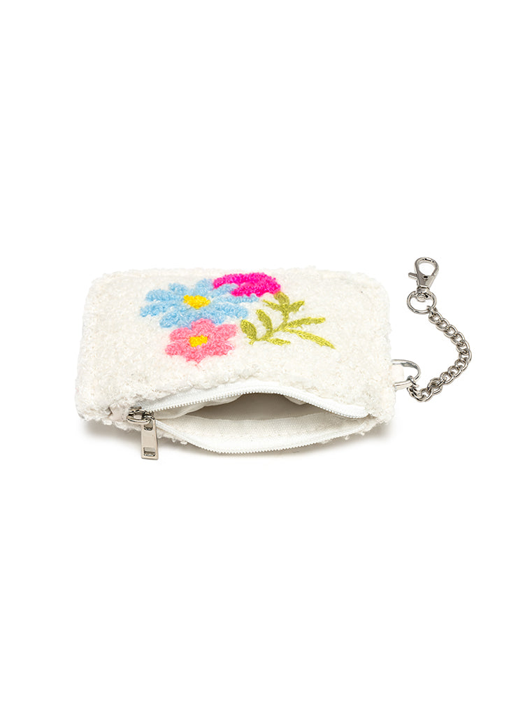 Living Royal Flower Bloom Key Chain Pouch