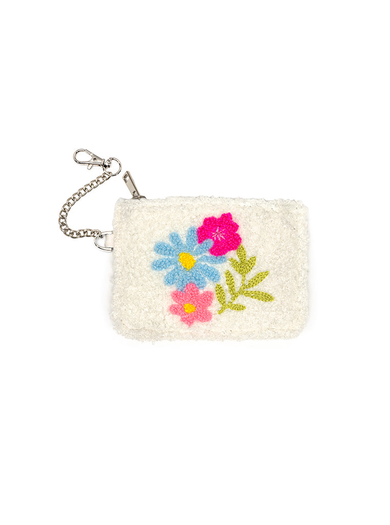 living royal Flower Bloom Key Chain Pouch