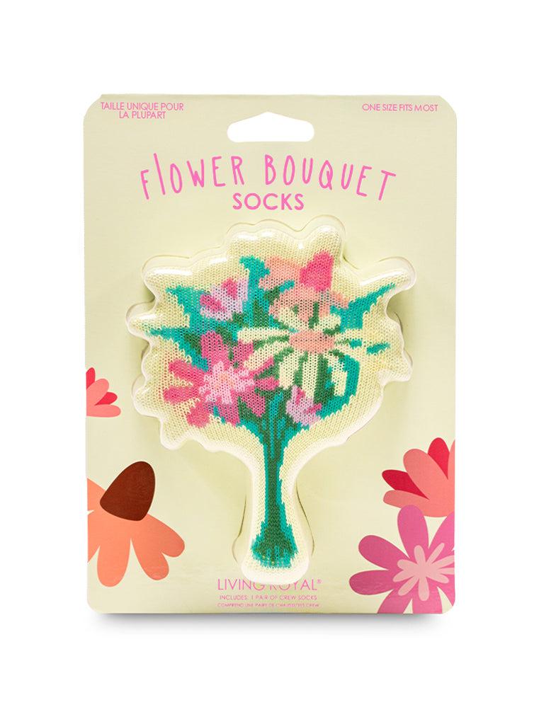 living royal Flowers 3D Crew Sock