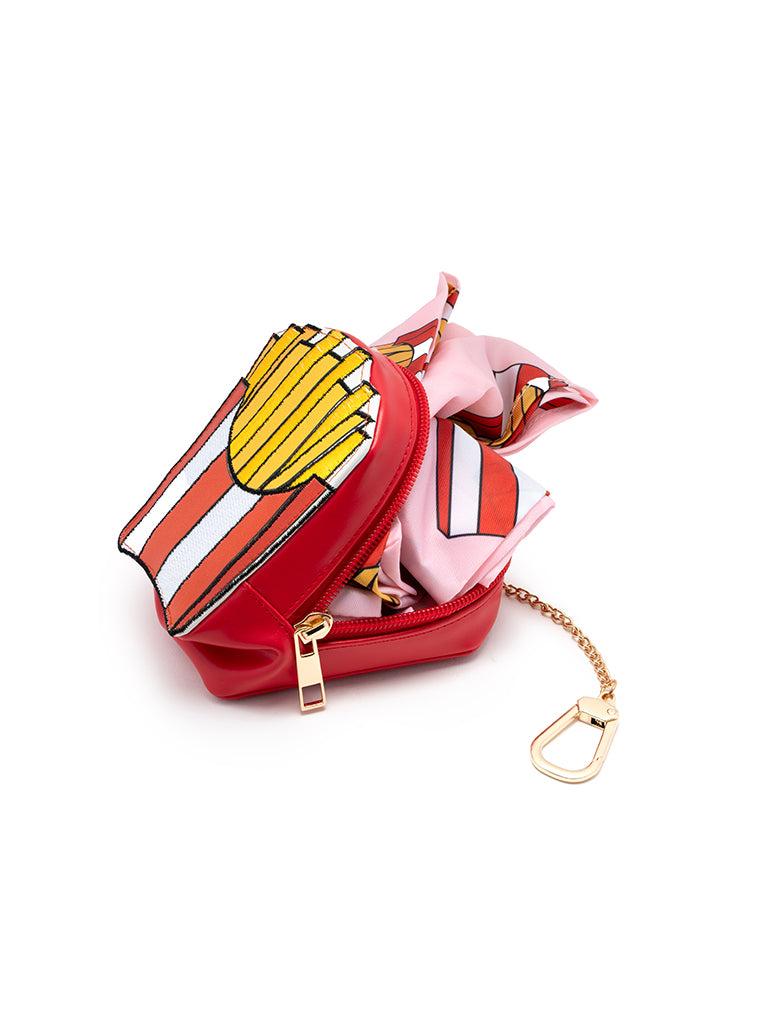 Living Royal Fries 2 In 1 Bag Charm + Shopper Bag