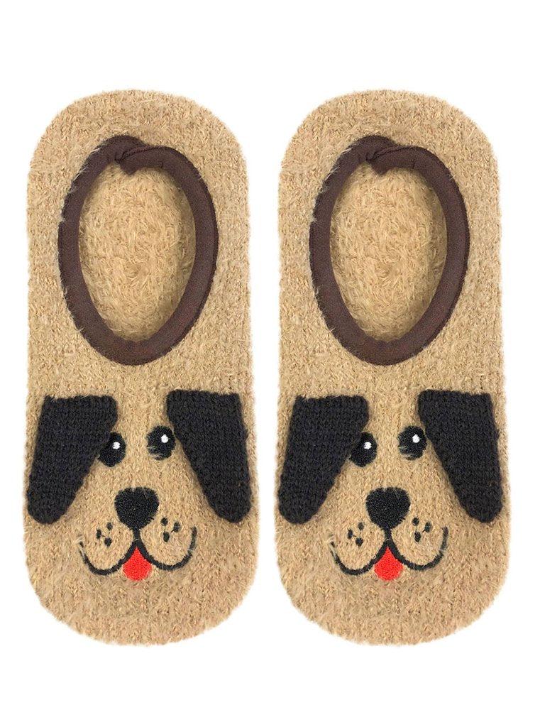 Living Royal Fuzzy Dog Slipper Socks