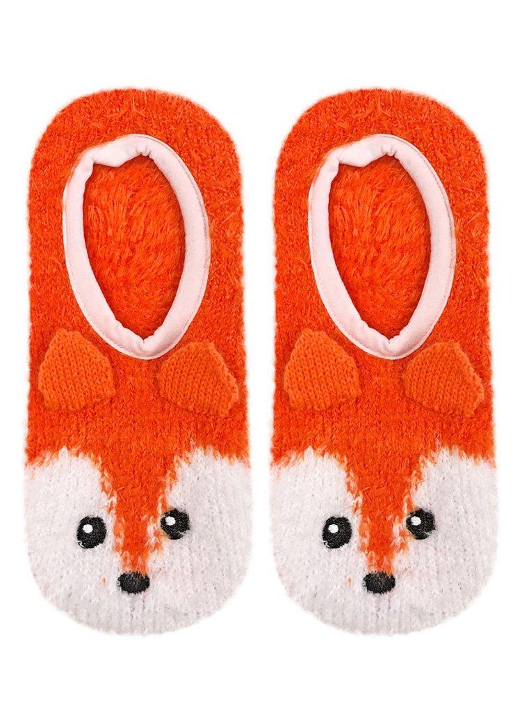 Living Royal Fuzzy Fox Slipper Socks