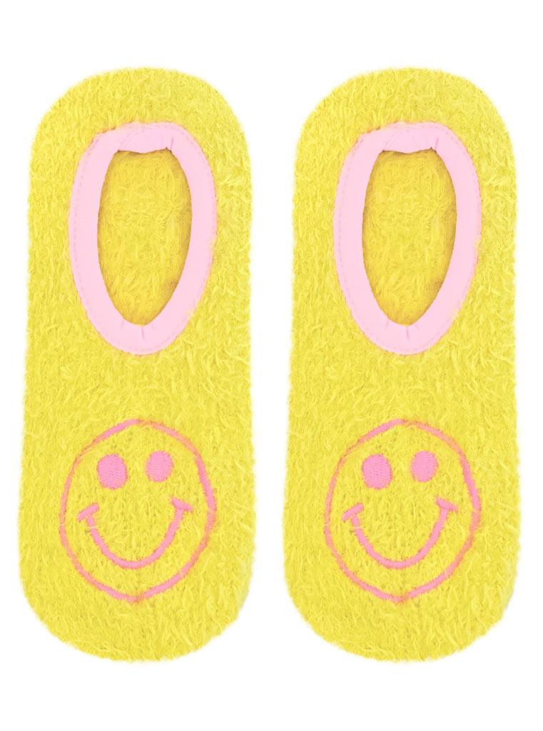Living Royal Fuzzy Smile Slipper Socks