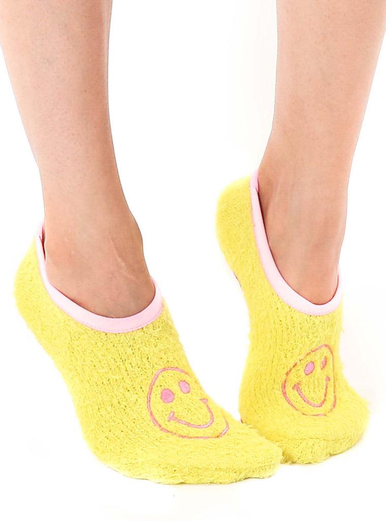 living royal Fuzzy Smile Slipper Socks