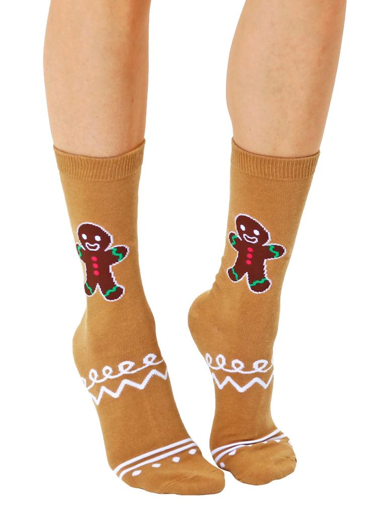 Living Royal Gingerbread 3D Crew Sock