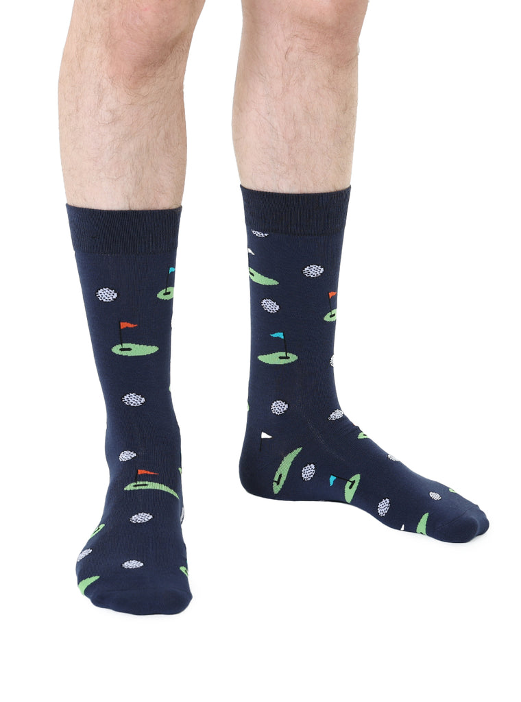 living royal Golfing Mens Bamboo Crew Socks