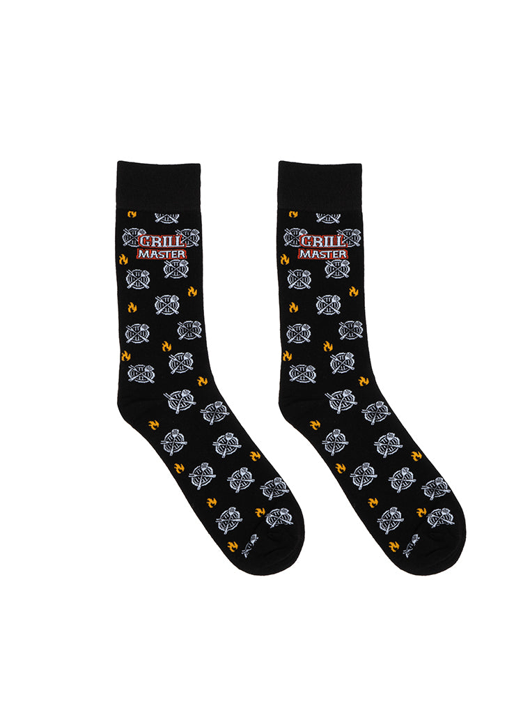 Living Royal Grill Master Mens Bamboo Crew Socks