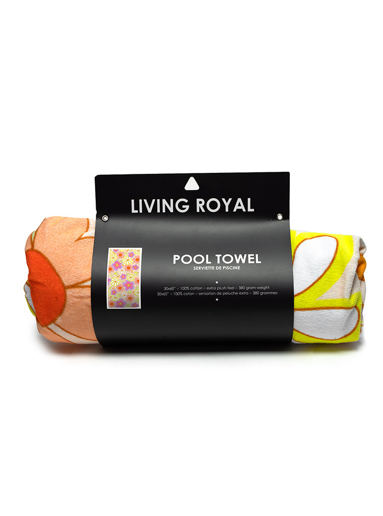 Living Royal Groovy Flower Pool Towel