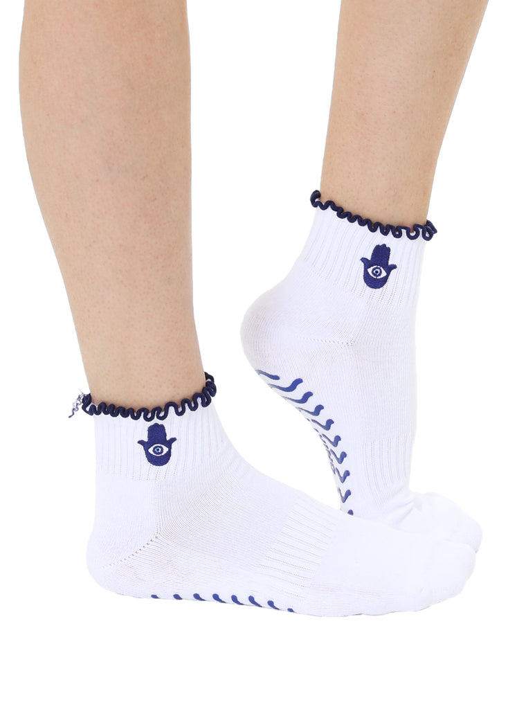 living royal Hamsa Grip Socks