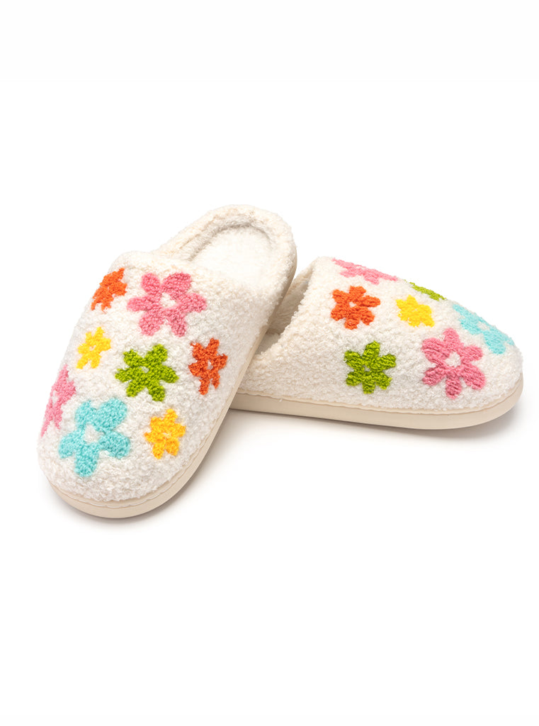 Living Royal Heart Flower Slippers