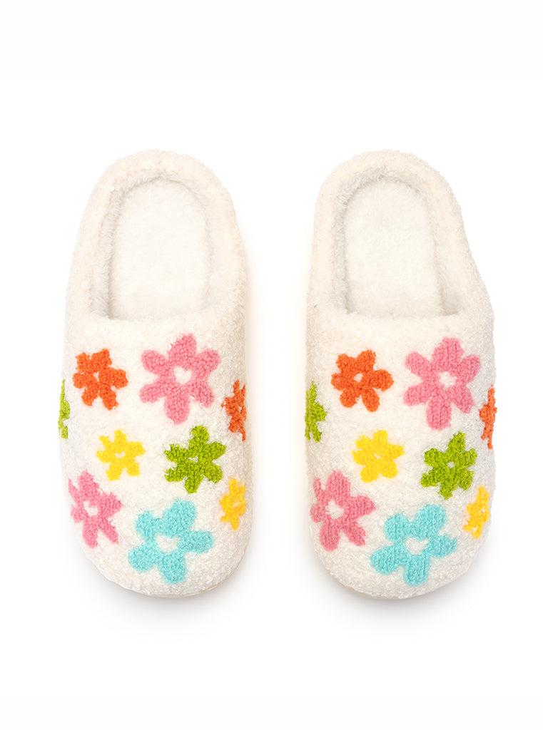 living royal Heart Flower Slippers