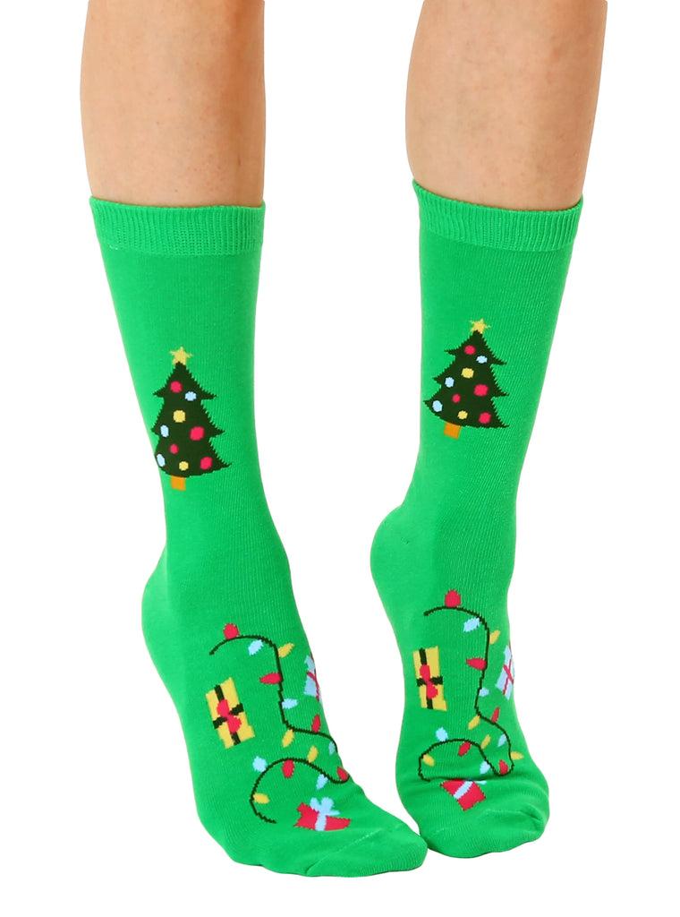 Living Royal Holiday Tree 3D Crew Sock