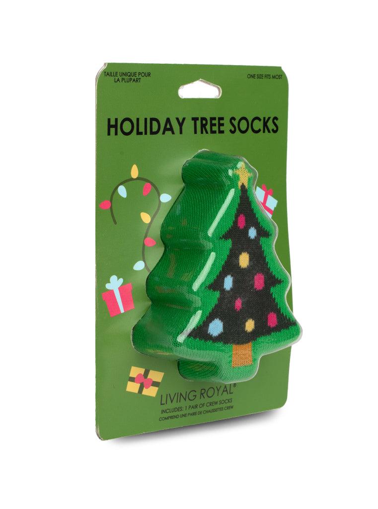 Living Royal Holiday Tree 3D Crew Sock