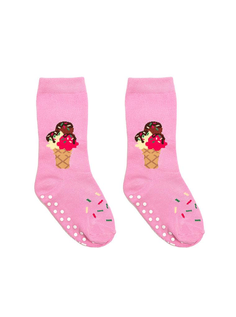 Living Royal Ice Cream 3D Kids Crew Sock