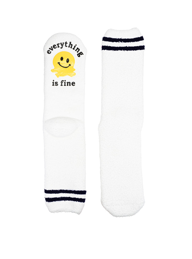 Living Royal It's Fine Fuzzy Crew Socks