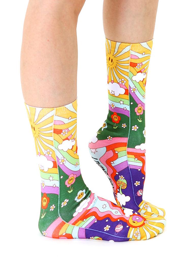 Living Royal It's Groovy Crew Socks