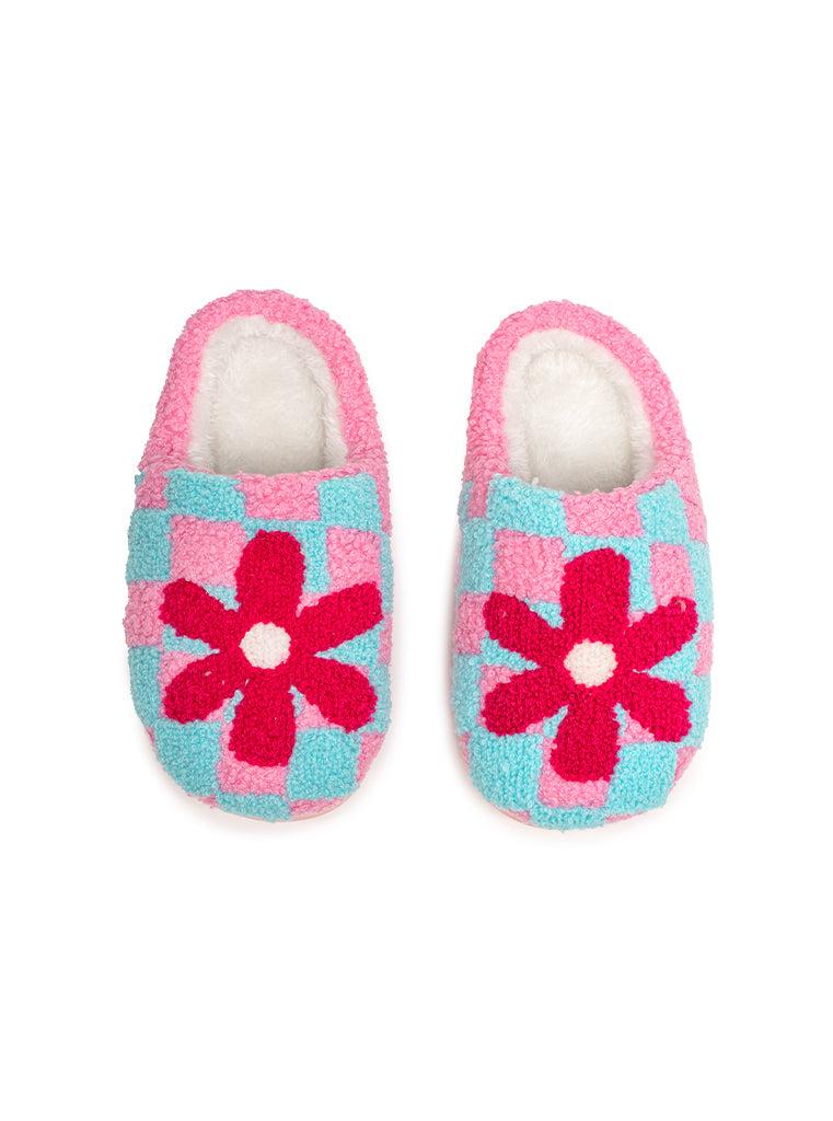 living royal Kids Retro Flowers Slippers