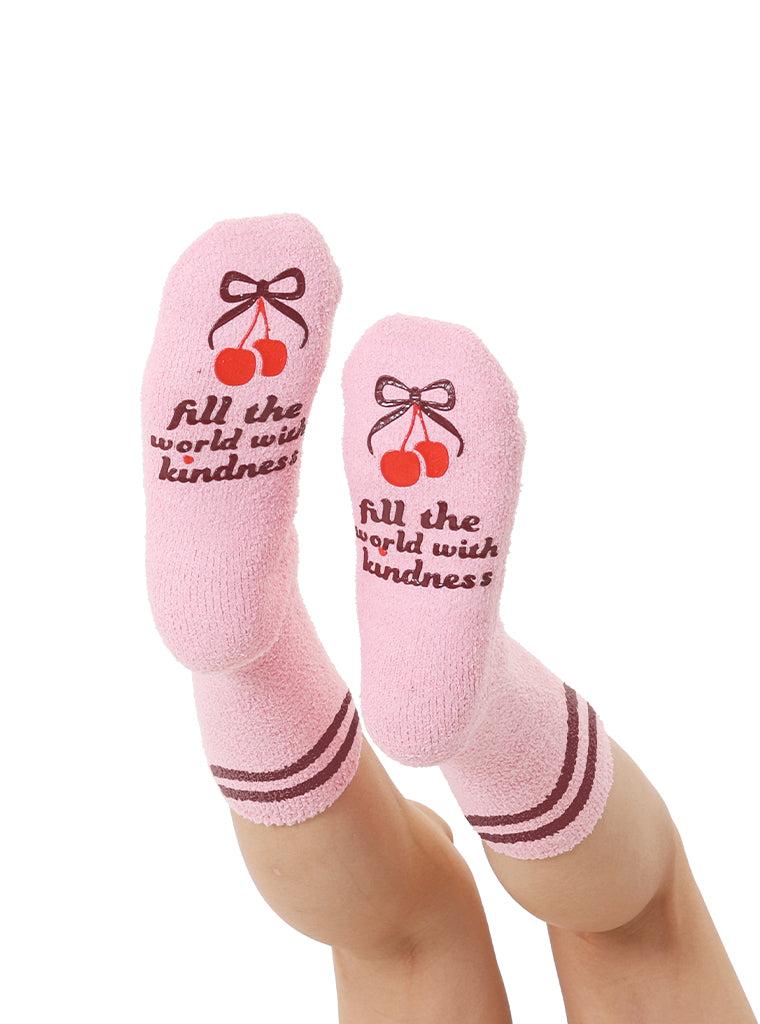 living royal Kind Fuzzy Crew Socks