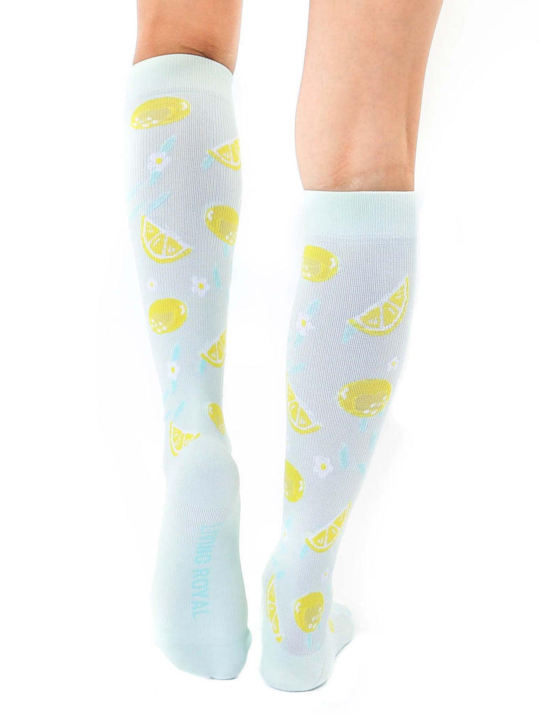 Living Royal Lemon Compression Socks