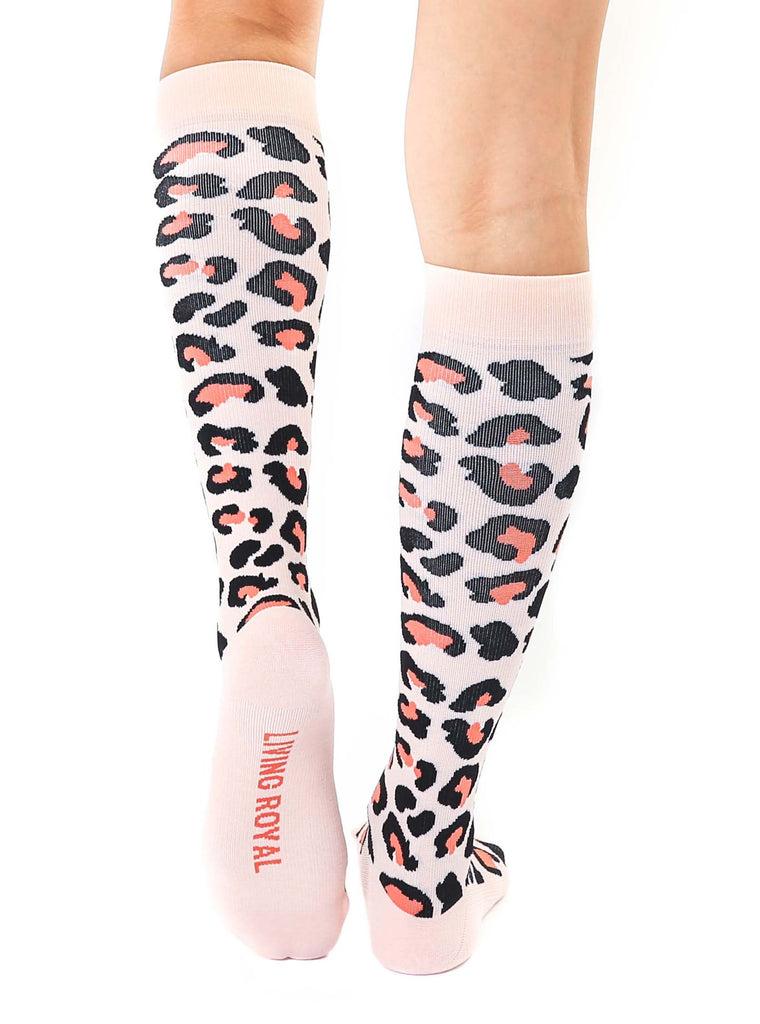 Living Royal Leopard Compression Socks