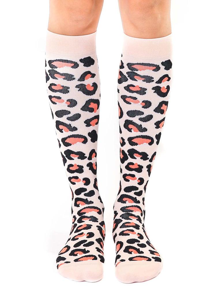 living royal Leopard Compression Socks