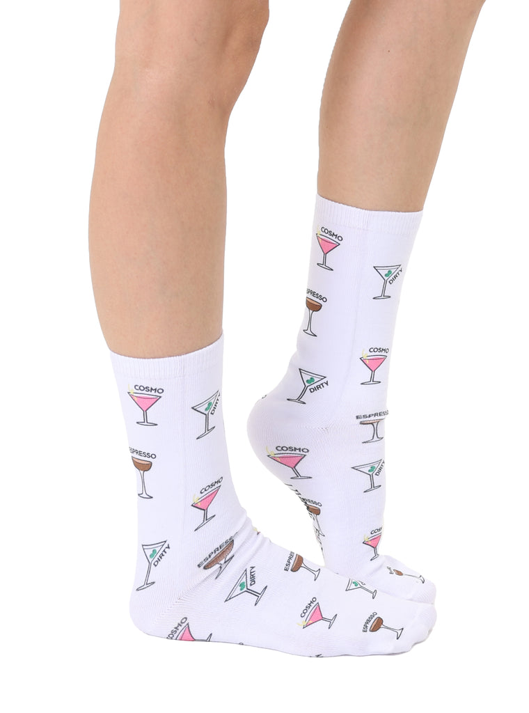 Living Royal Martini Crew Socks