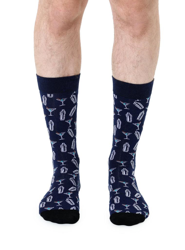Living Royal Martini Mens Bamboo Crew Socks