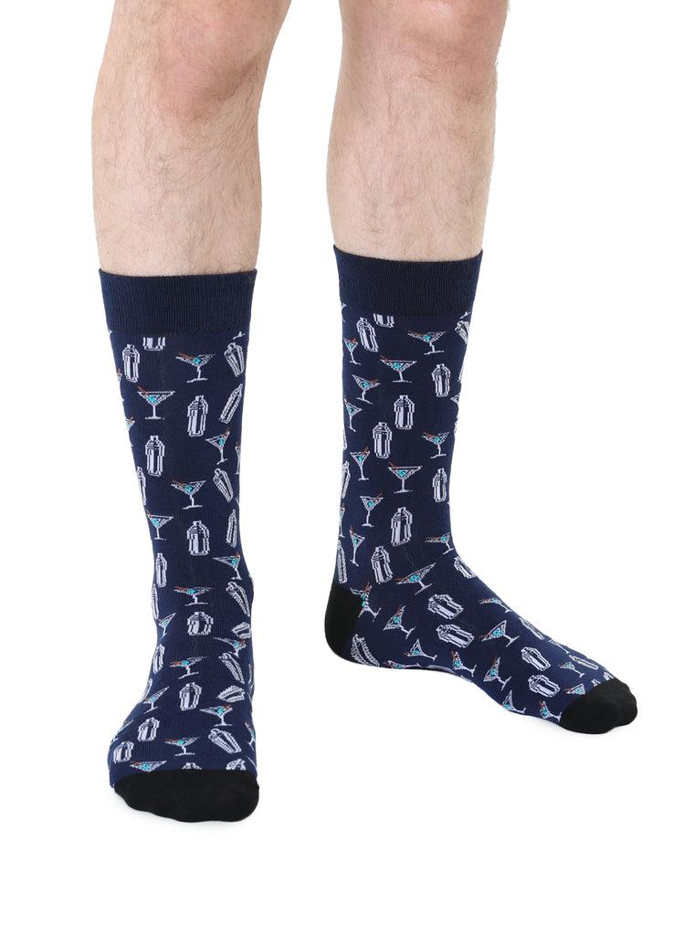 living royal Martini Mens Bamboo Crew Socks