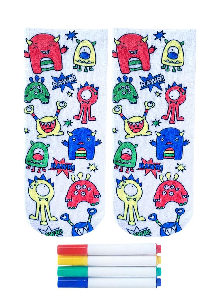 Living Royal Monster Bash Coloring Socks
