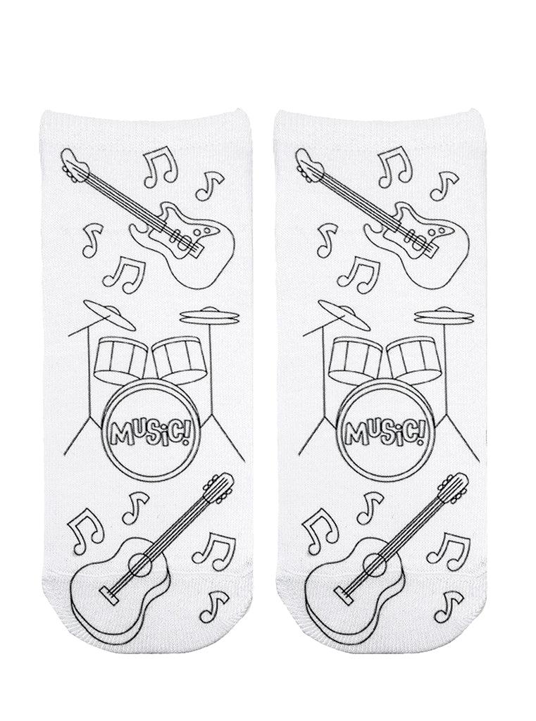 Living Royal Music Coloring Socks