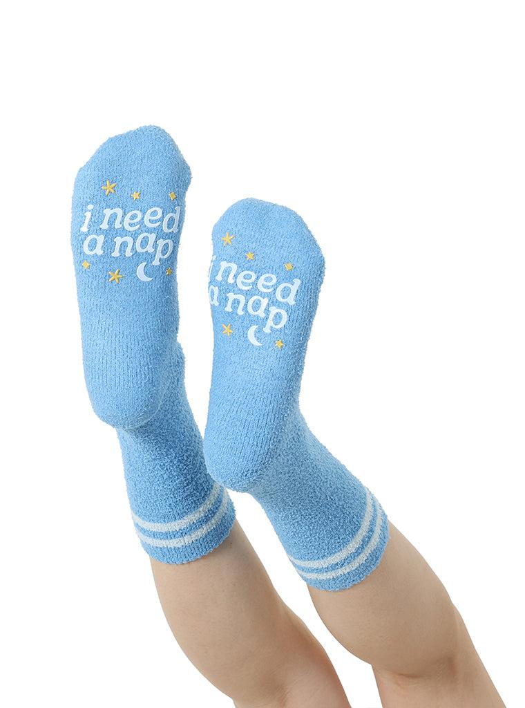 living royal Nap Fuzzy Crew Socks