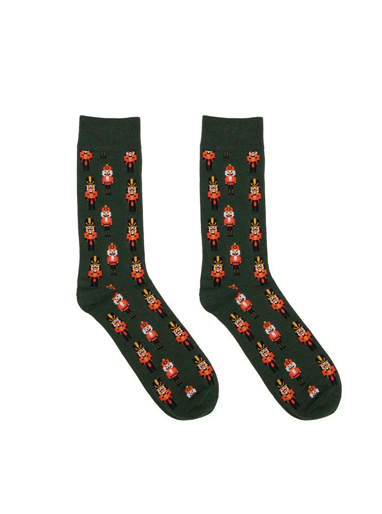 Living Royal Nutcracker Mens Bamboo Crew Socks