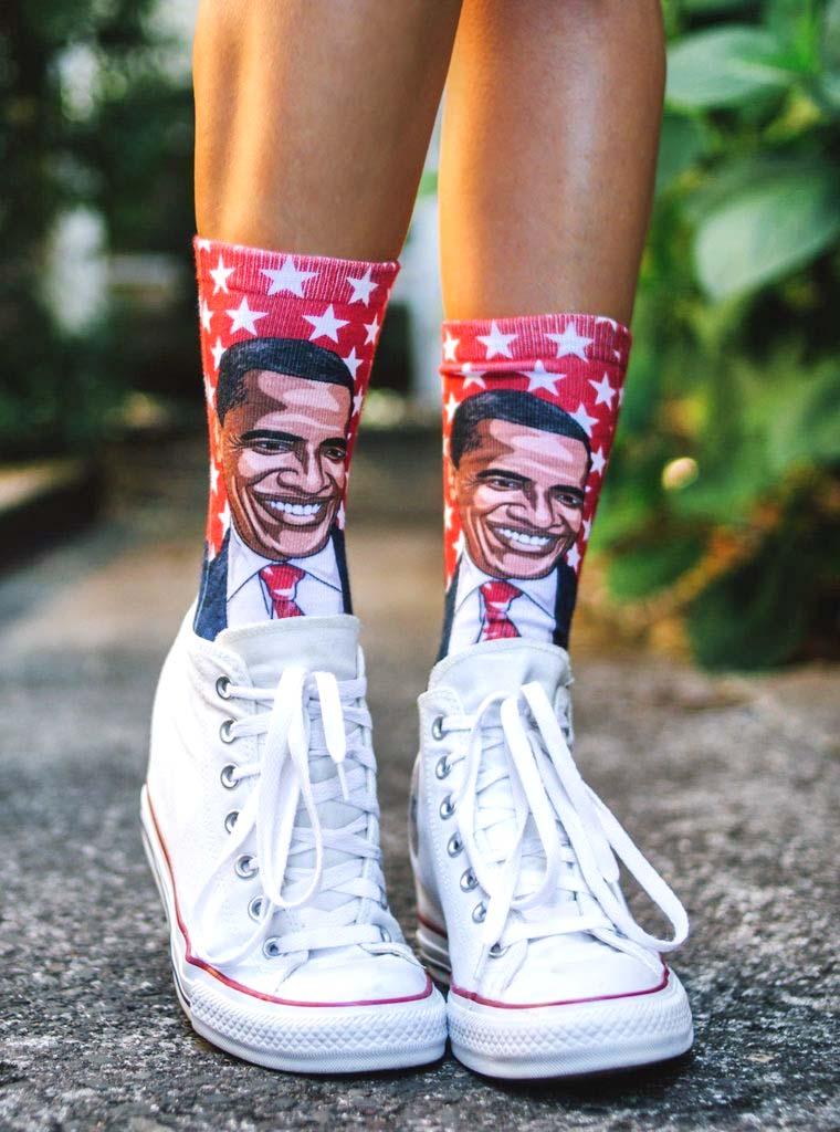 living royal Obama Crew Socks