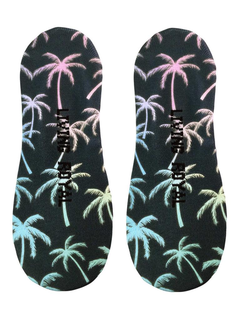 Living Royal Palm Trees Liner Socks