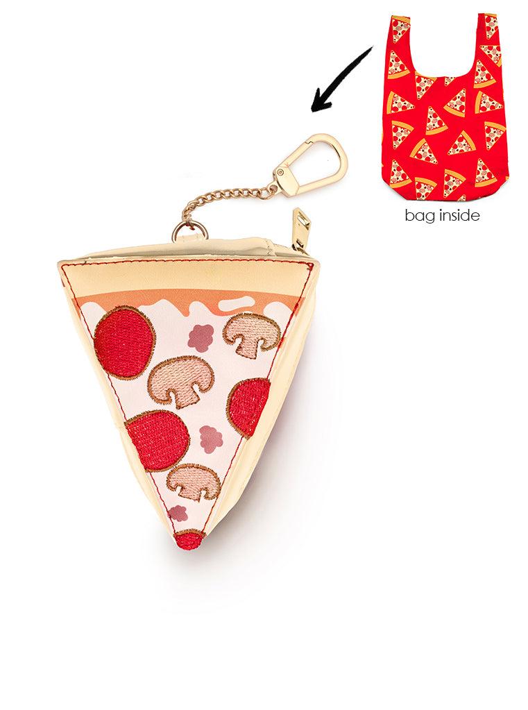 Living Royal Pizza 2 In 1 Bag Charm + Shopper Bag