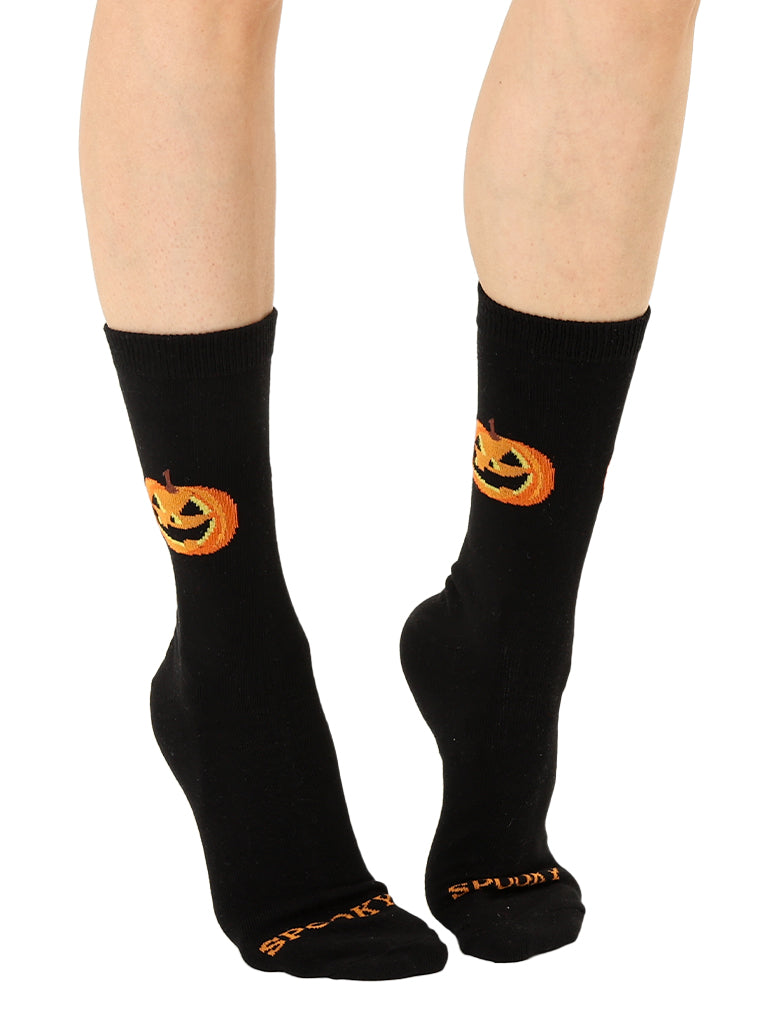 Living Royal Pumpkin 3D Crew Sock