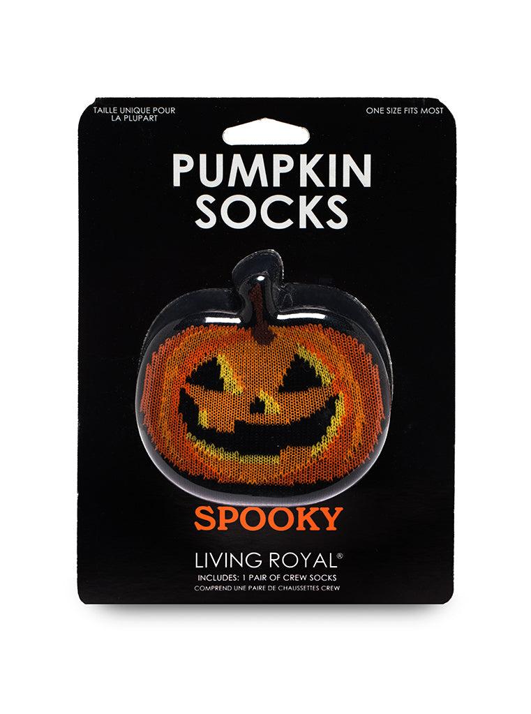 living royal Pumpkin 3D Crew Sock