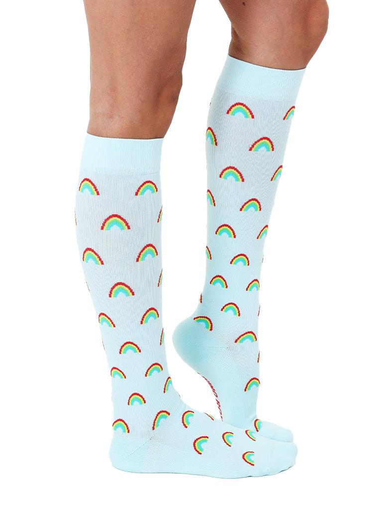 Living Royal Rainbow Compression Socks